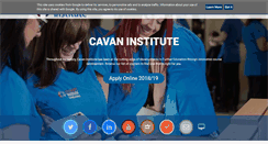 Desktop Screenshot of cavaninstitute.ie